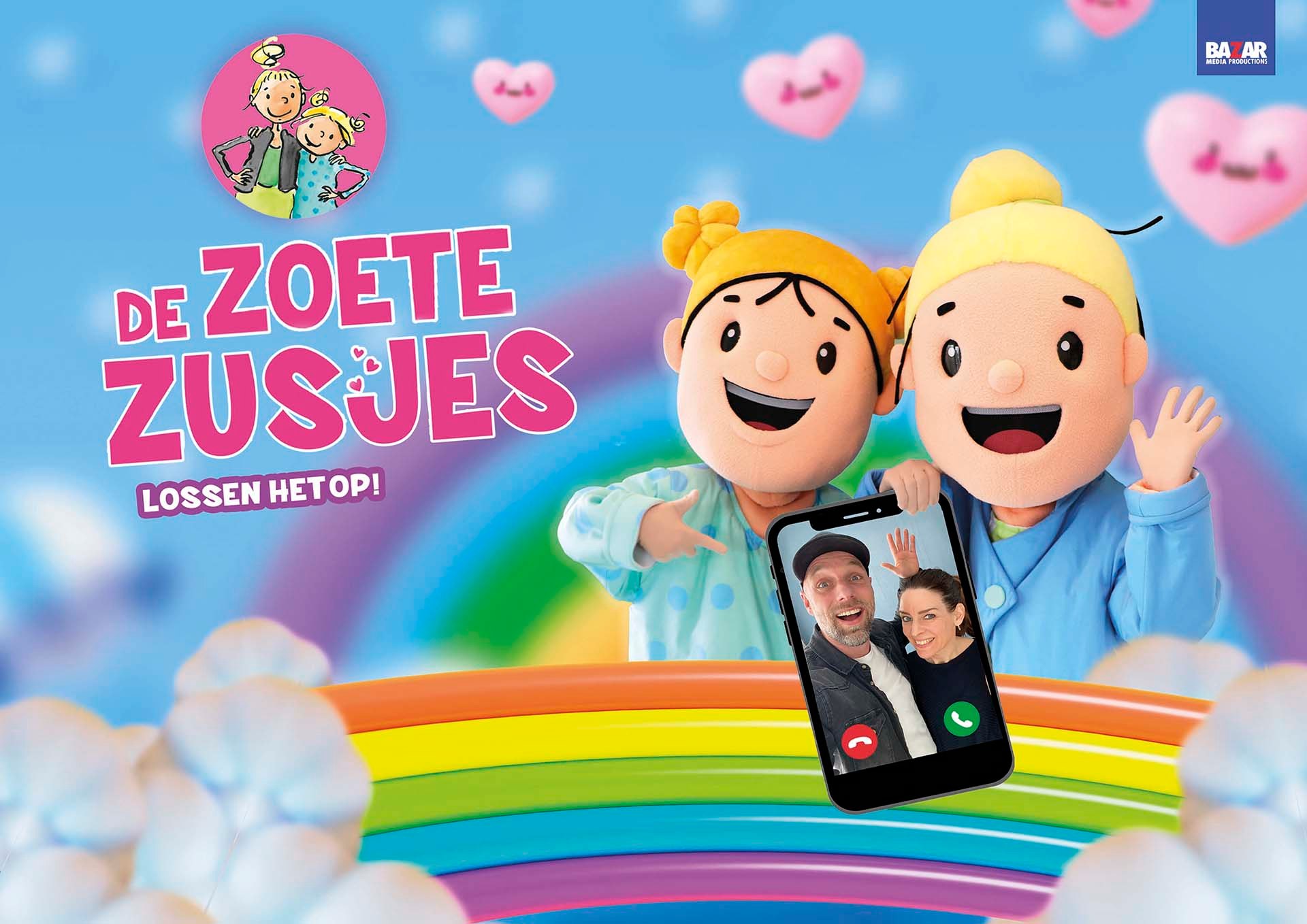 Zoete Zusjes Lossen het op (Vanaf 3 jaar, aanvang 13.30 uur)