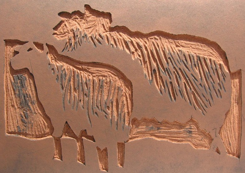 Linoleum snijden